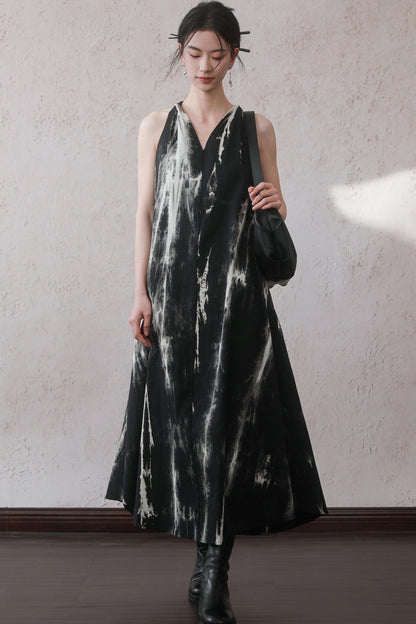 Twisted Flutter Tank Dress