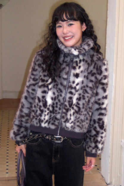 Dreamland Leopard Fur Jacket