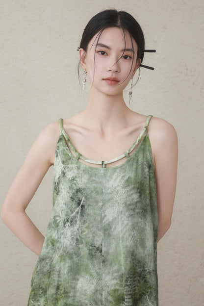 Summer Halter Dress With Beads