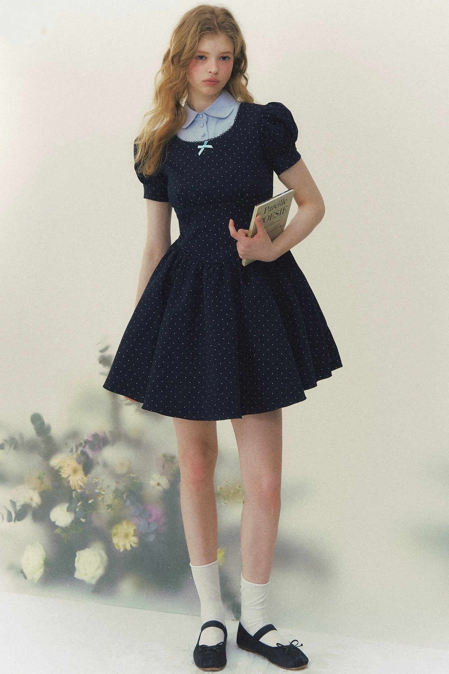 Robe Princesse Rétro à Pois