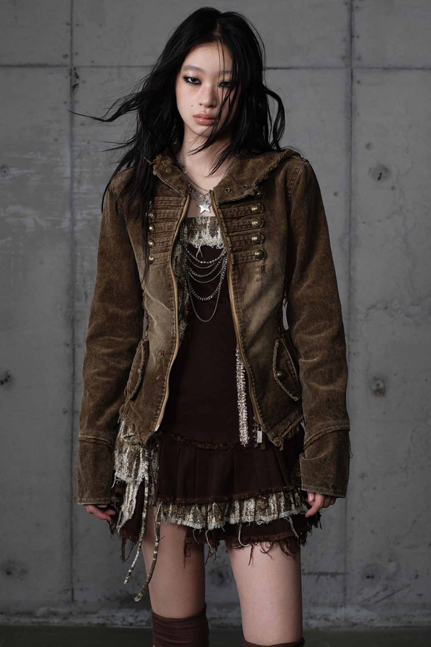 Detachable Slim Hooded Jacket