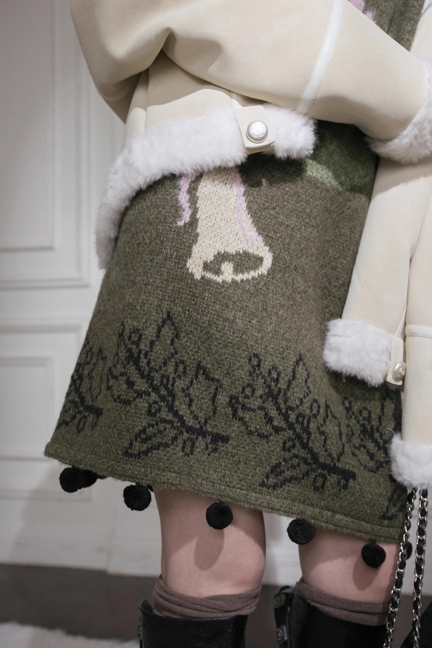 Pine Needle Knit Dress