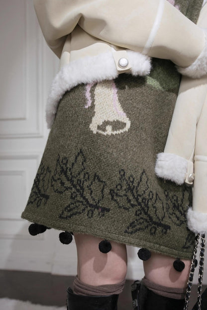 Pine Needle Knit Dress