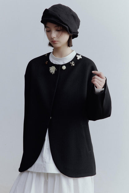 Deconstructing Linen Newsboy Hat