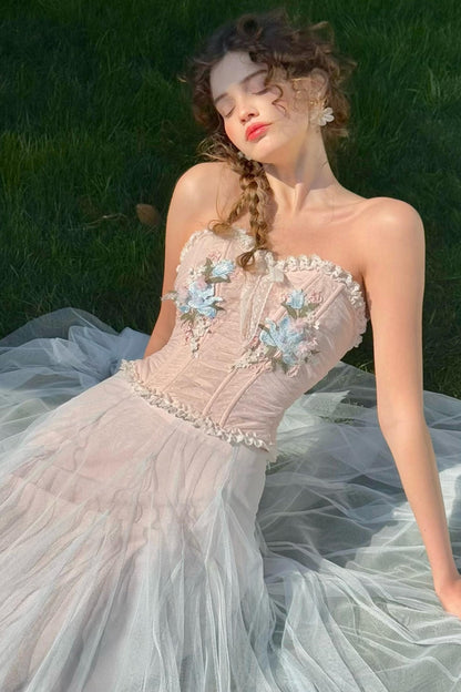 Blue Lily Bustier Set-Up