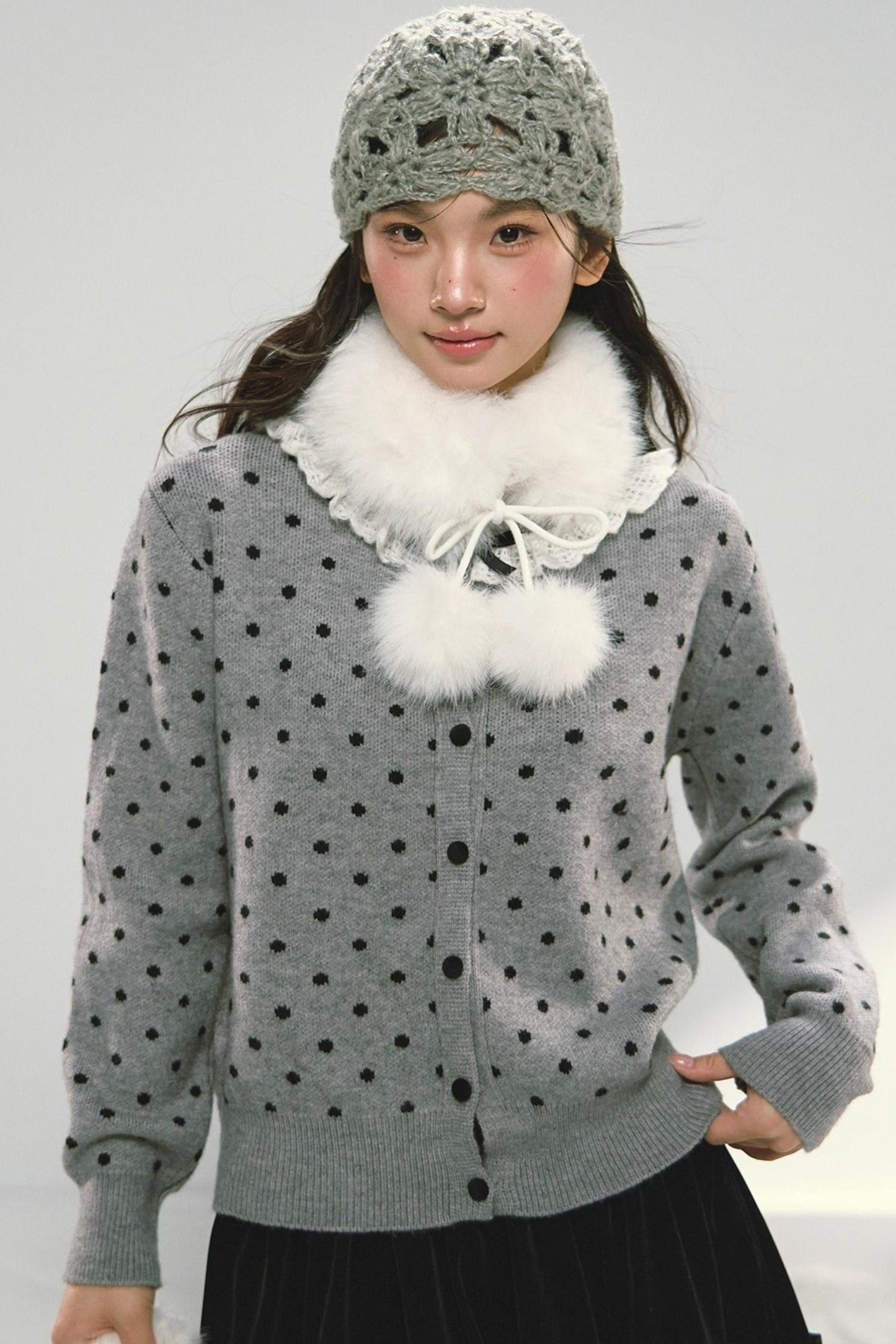 Snow-White Warm Neck Warmer