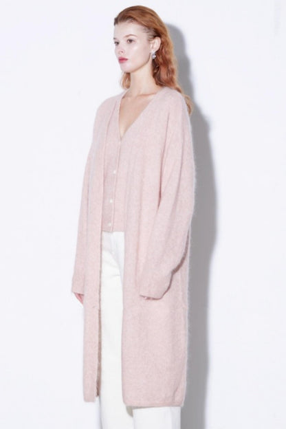 Mohair Sheep Wool Coat Vest Set-Up