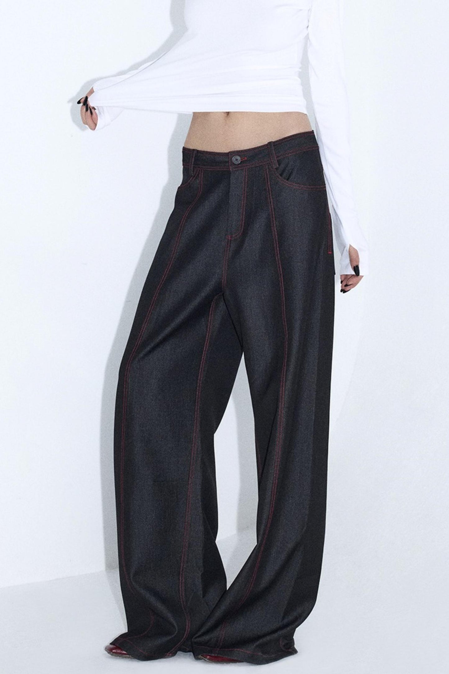 Tencel Scimitar Trousers
