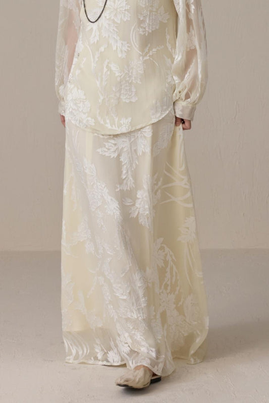 Chinoiserie Elegant Long Skirt