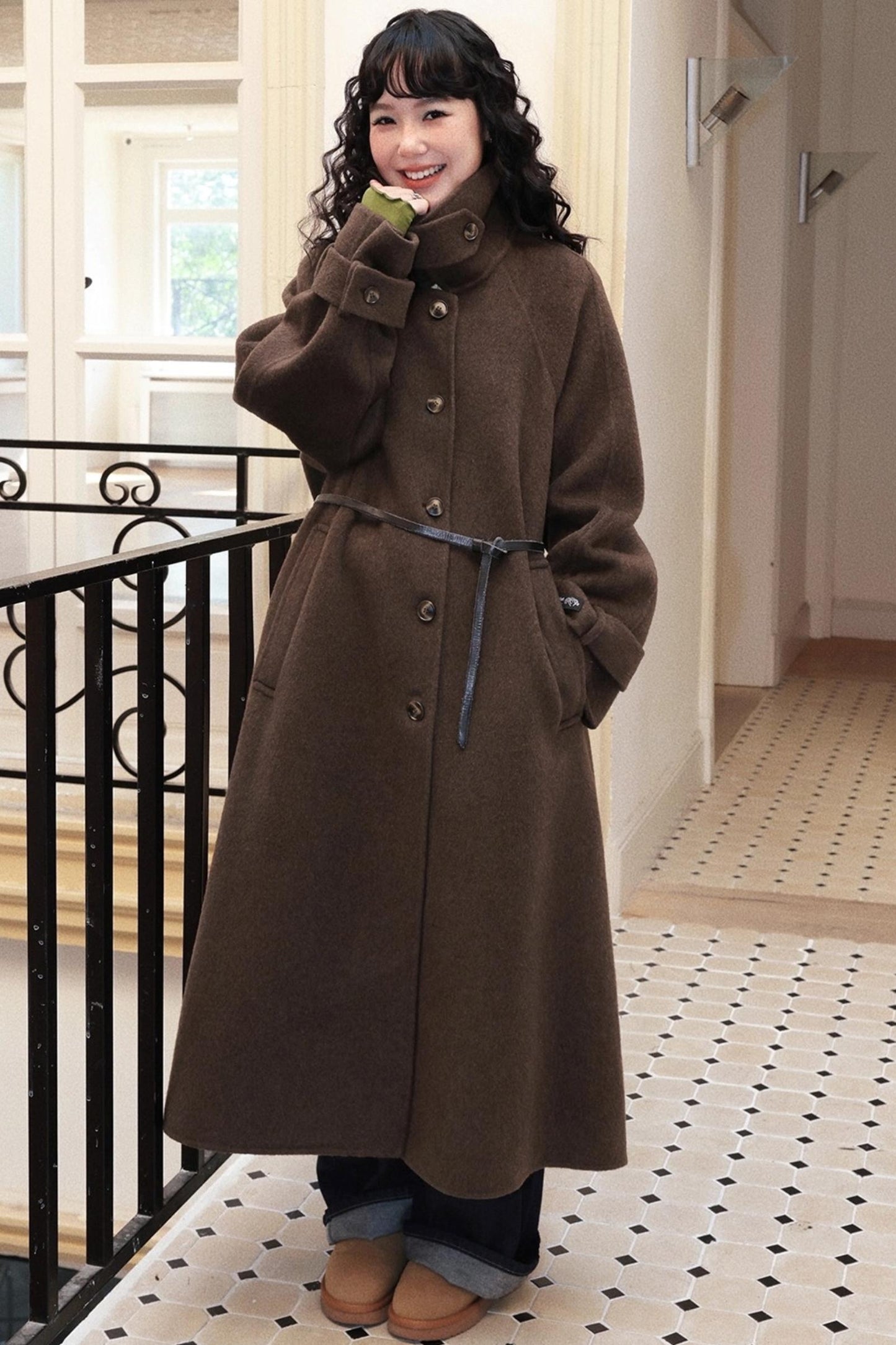 Starry Night Distressed Leather Belt