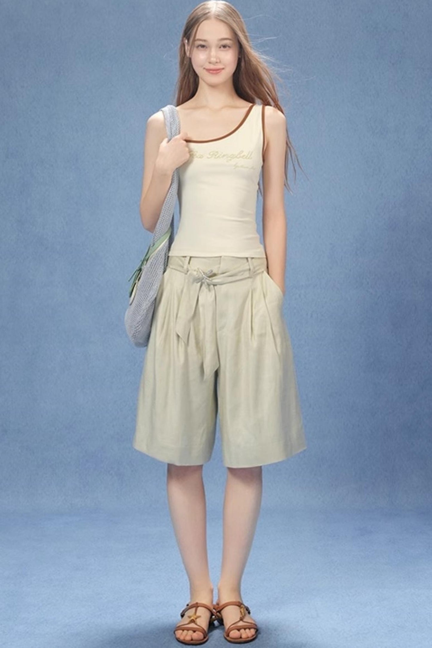 Luxe Linen Bow Tie Pants