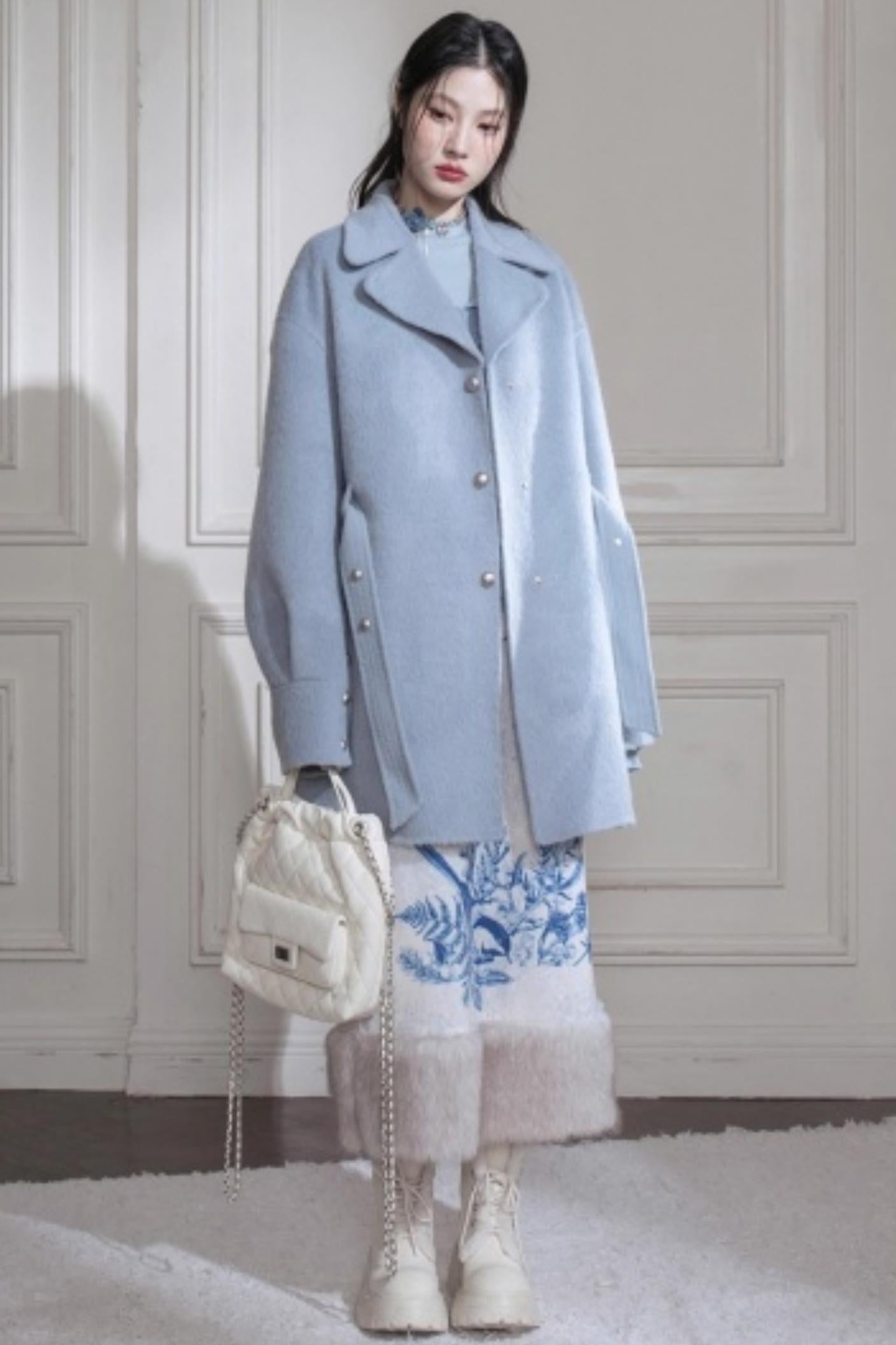 Winter Night Snow Plush Skirt