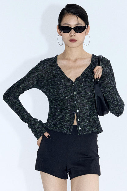 Glitter Sequin Knitted Top