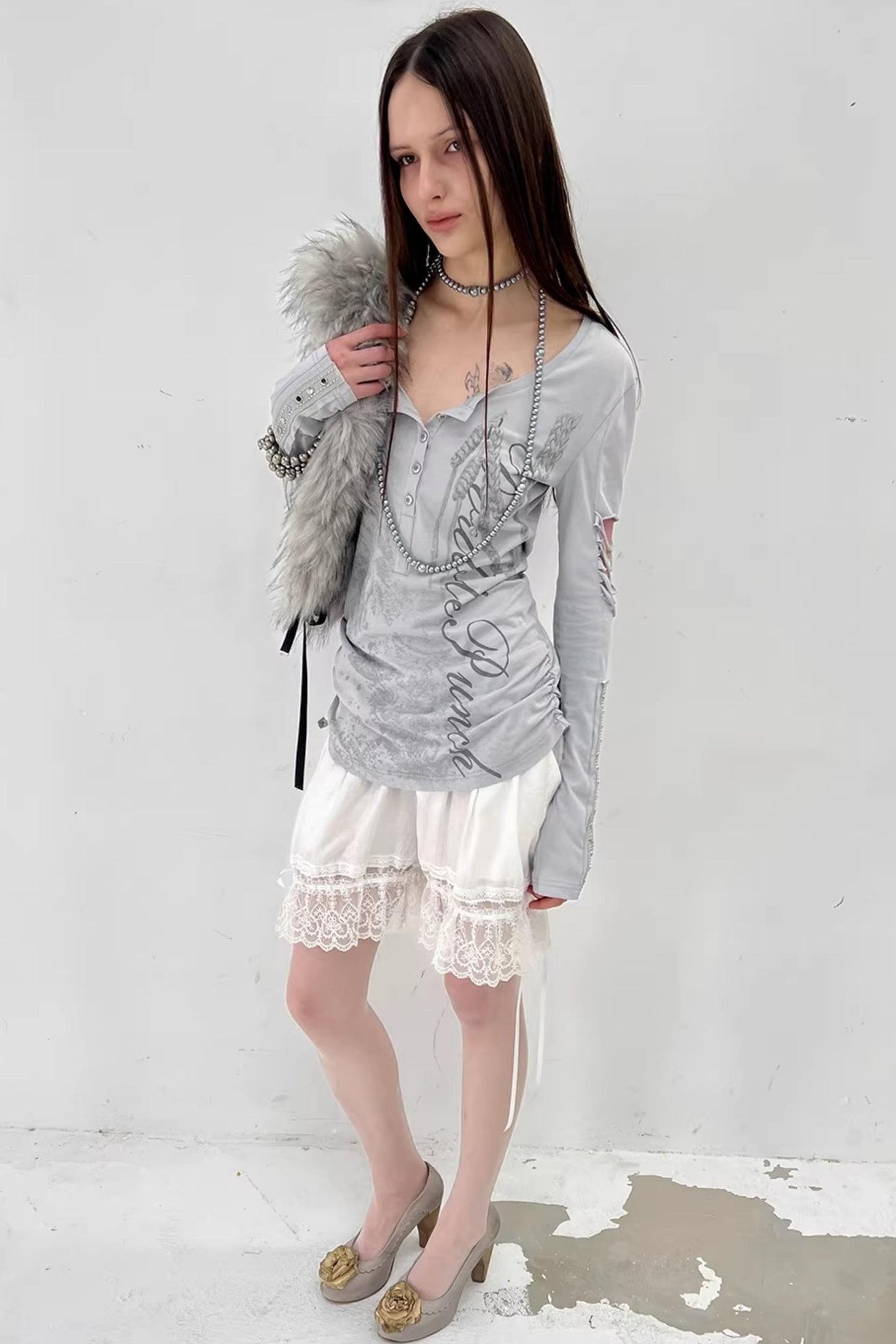 Retro Lace Bloomers Shorts