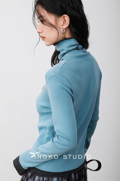 Haze Blue Two-Piece Sweater