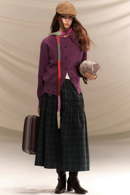 Merino Wool Nail Beads Cardigan