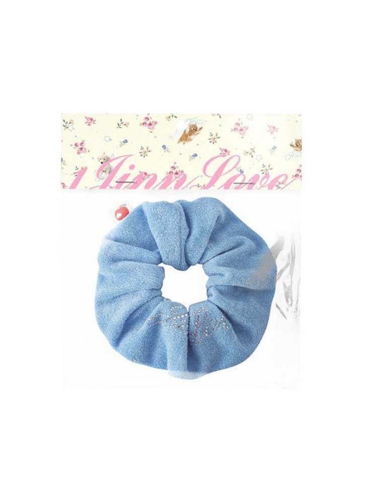 Fruit Print Towel Fabric Scrunchie