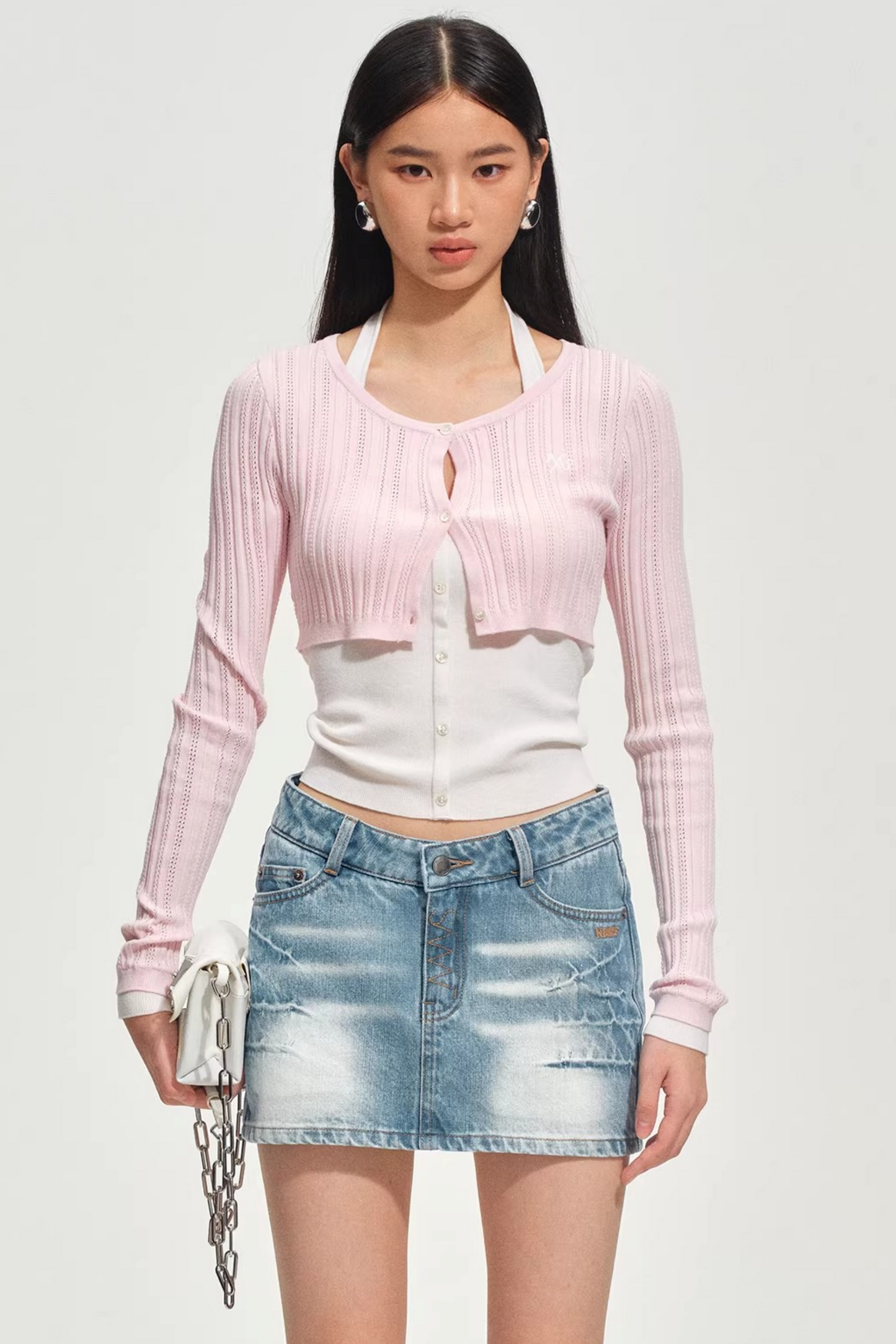 Tencel Linen Knit Cardigan