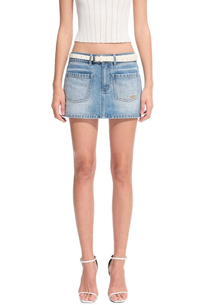 Modern Water Straight Skirt