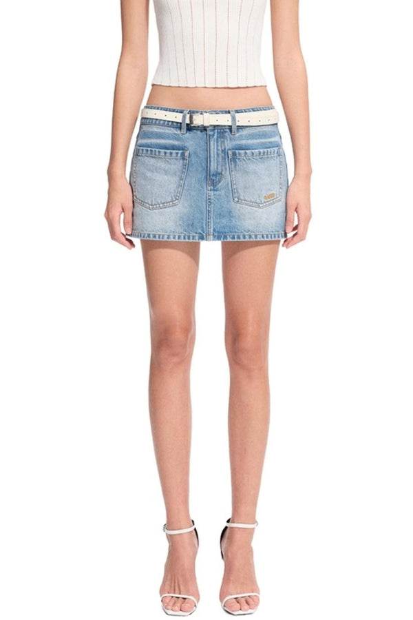 Modern Water Straight Skirt