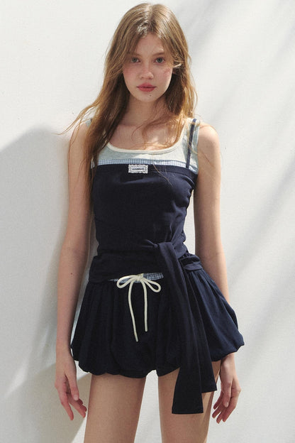 Retro Multicolor Layered Vest