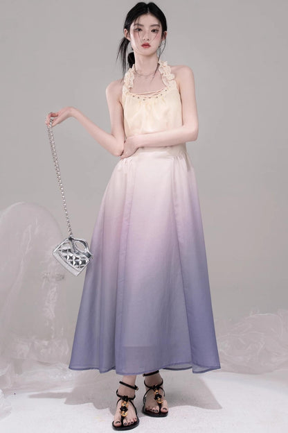 Ethereal Purple A-Line Dress