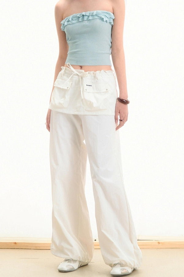 Layered Multi-Pocket Cargo Pants