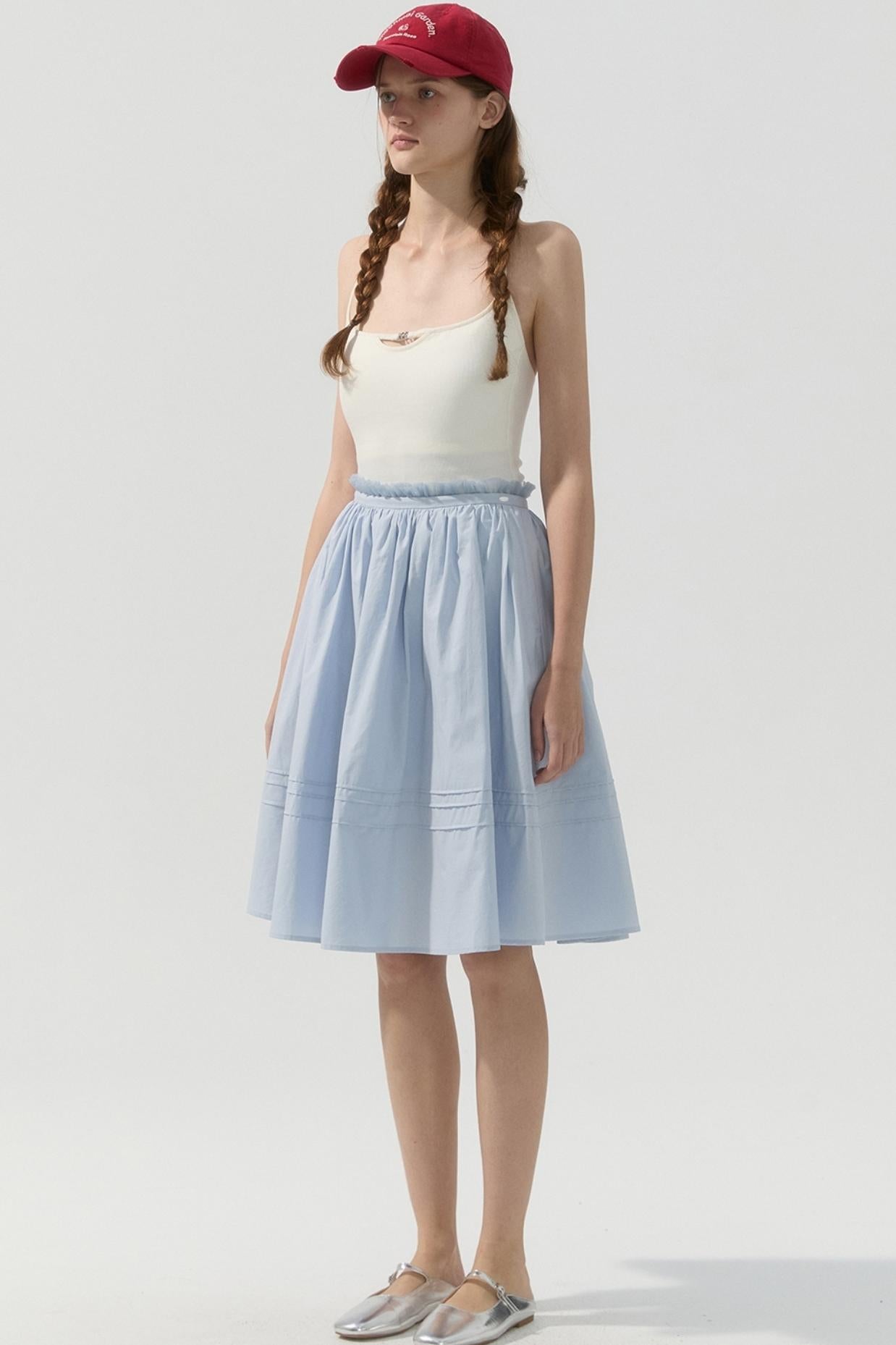 Peninsula Airy Midi Skirt