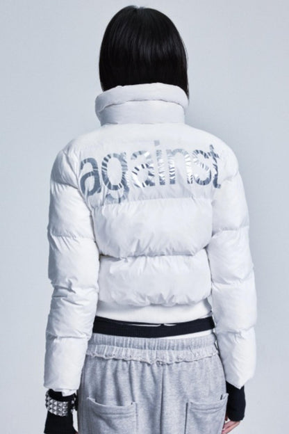 Two-Color Multi-Zipper Cotton Jacket