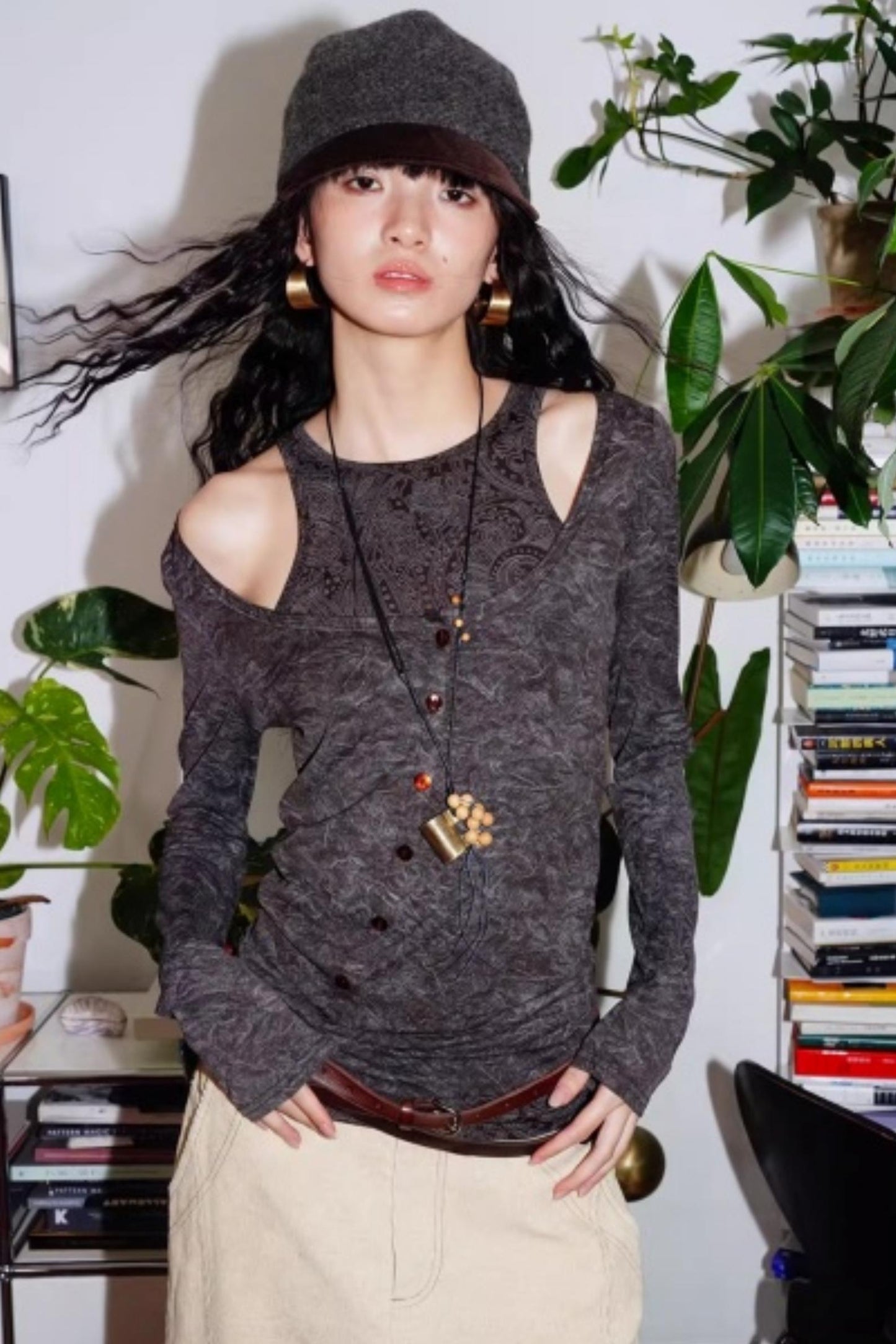 Vintage Acetate Knitted Top