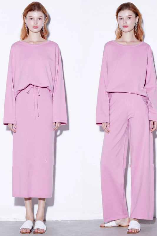 Autumn Silk Pullover Set-Up