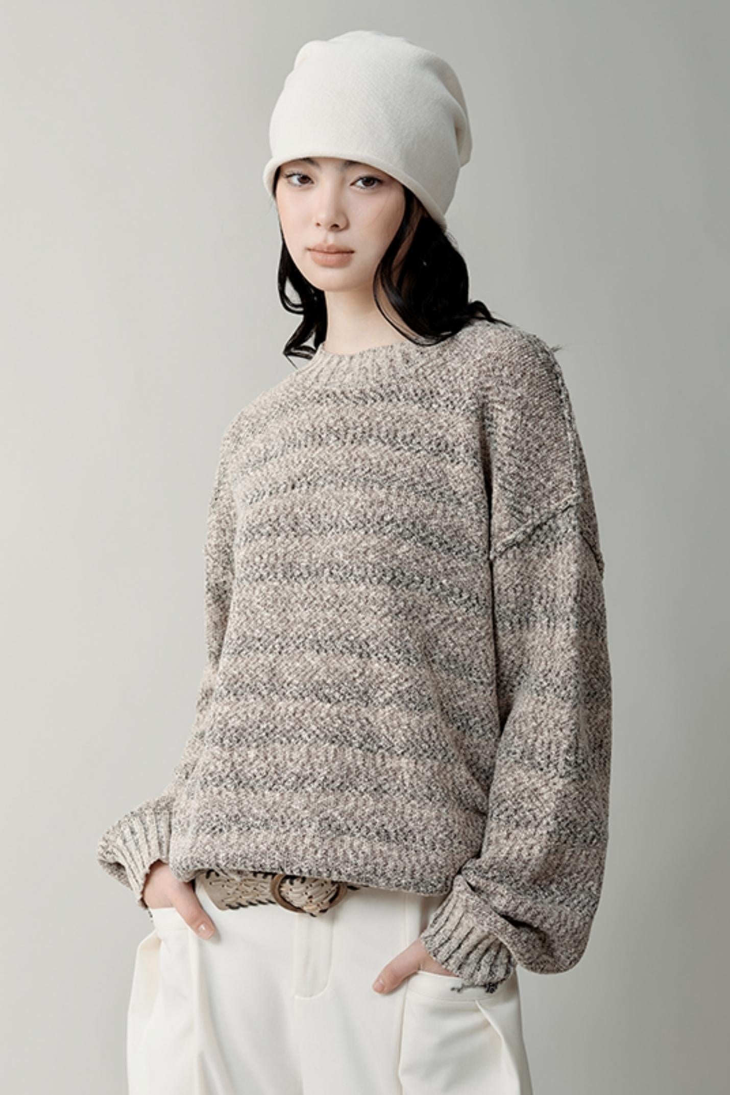 Luxury Blend Dropped Shoulder Sweater