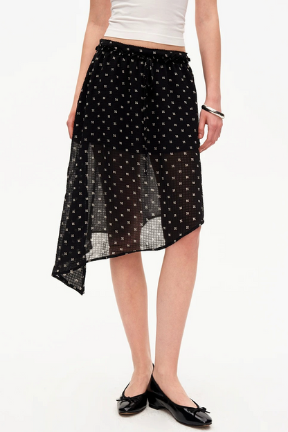 Woven Polka Dot Halter Top