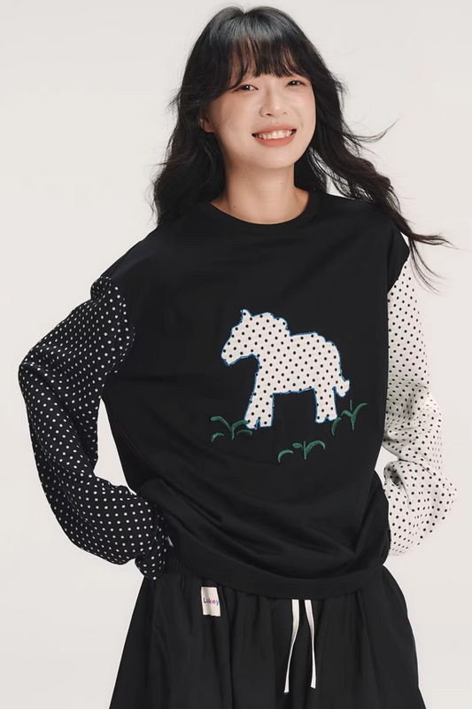 Little Pony Polka Dot Sweater
