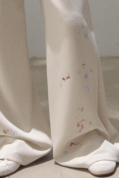 Flexi Wide-Leg Sweatpants