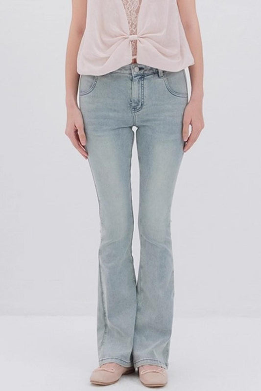 Sunshine Washed Bootcut Jeans
