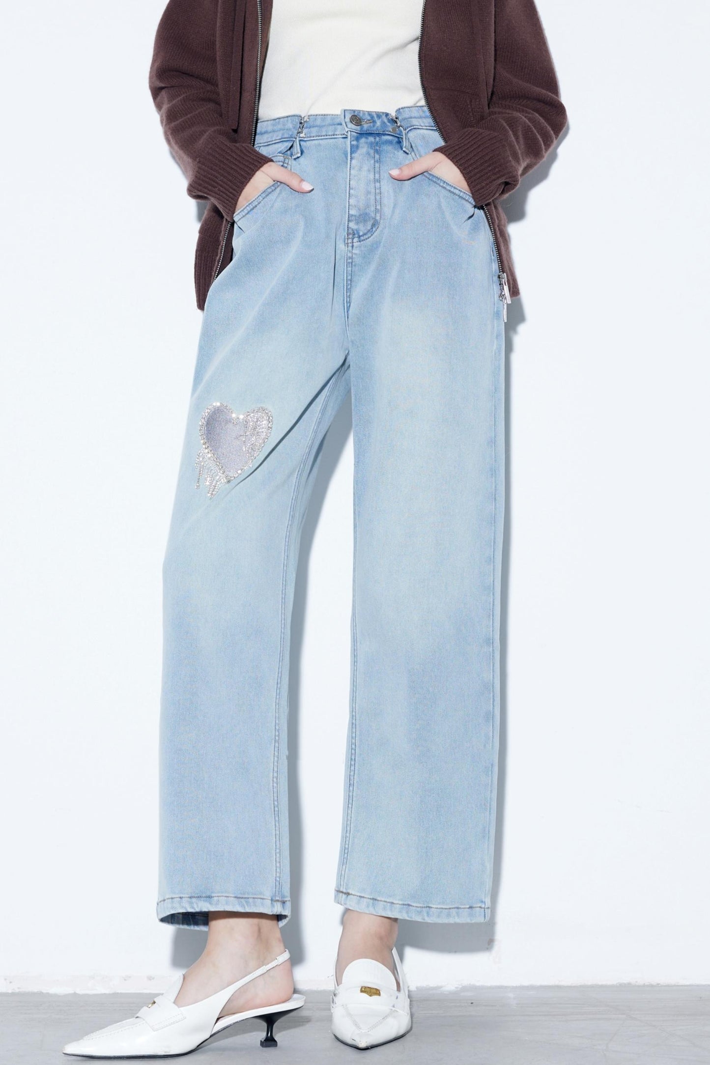 Eco-Friendly Fleece-Lined Jeans