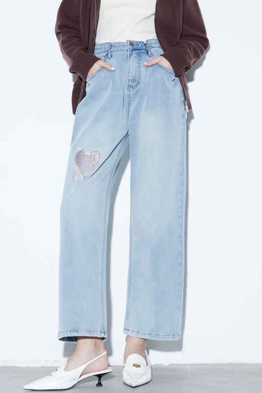 Eco-Friendly Fleece-Lined Jeans