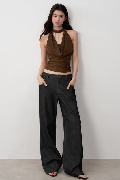 Lightweight Jacquard Swing Camisole