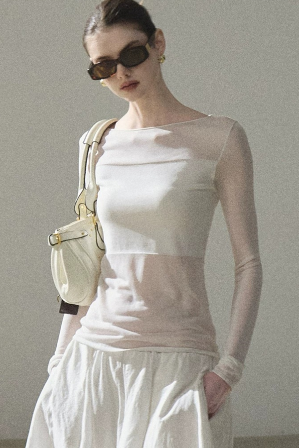 Lyocell Triacetate Slim Top