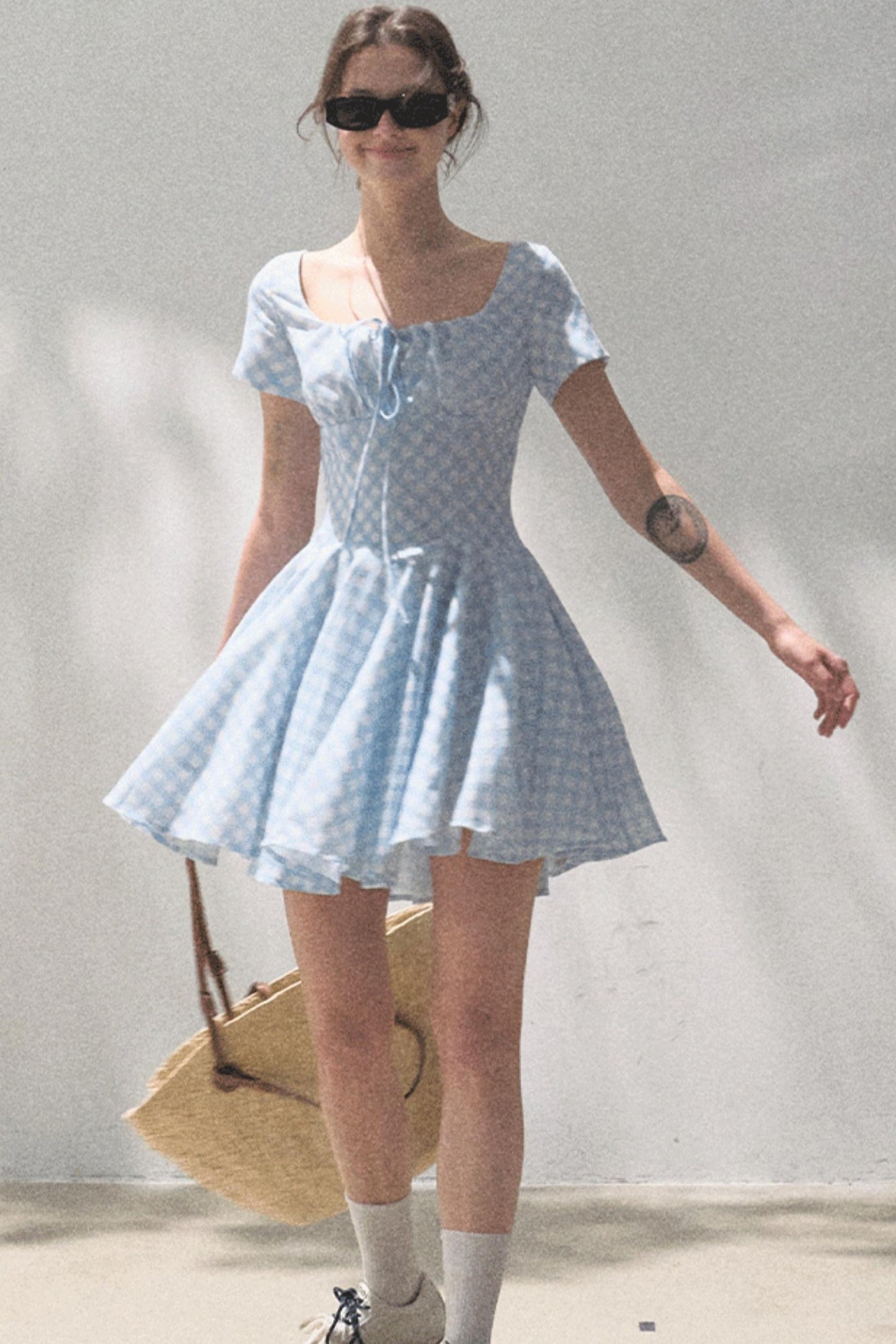 Tencel Bow Tie Dress