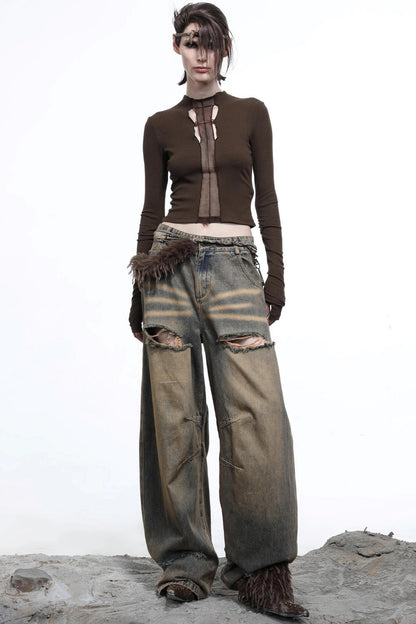 High Stretch Slim-Fit Mesh Top