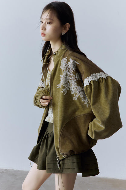 Cedar Green Vintage Layered Skirt