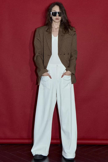 Brown Red Polka Dot Jacket