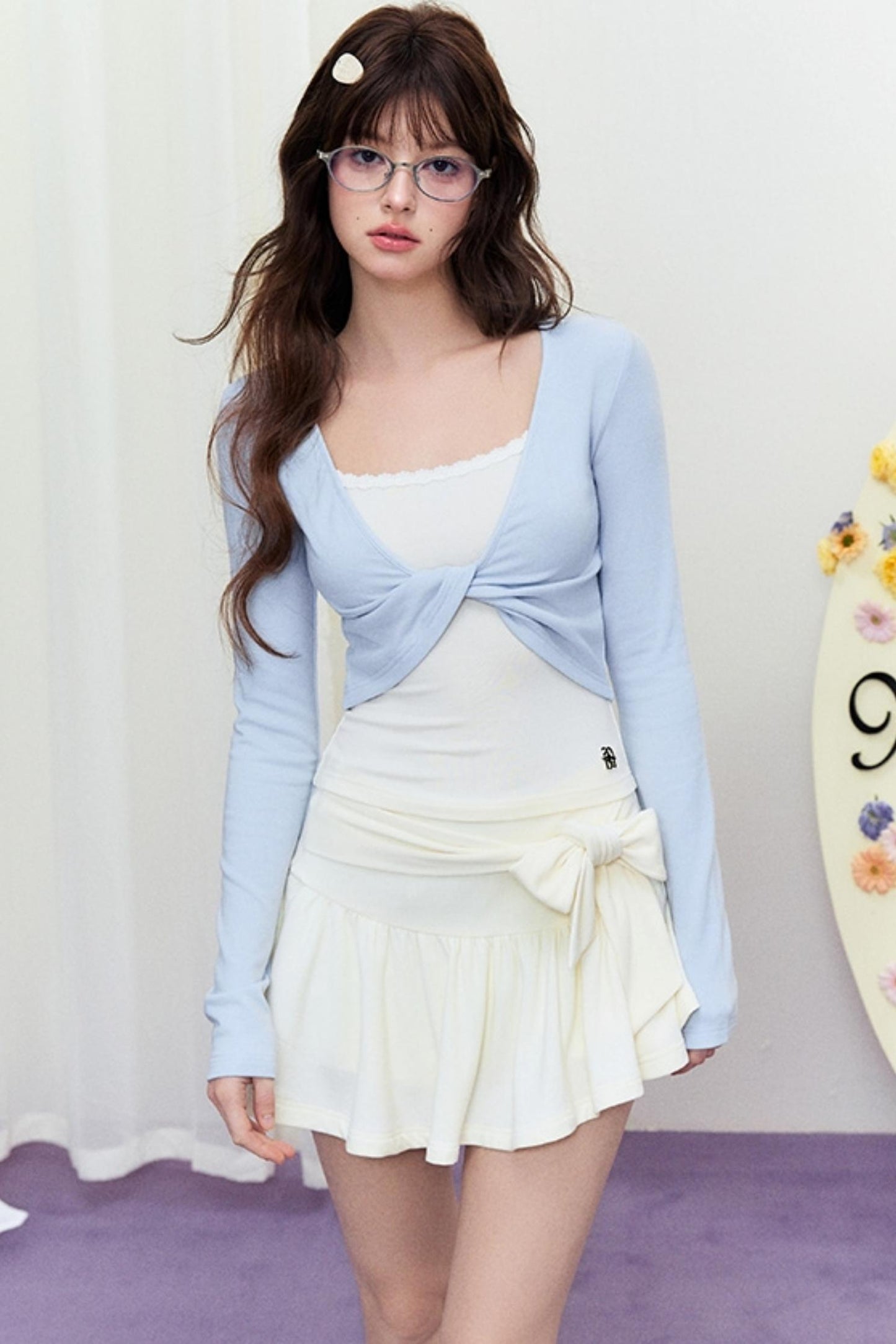 Spring FlareBowtie Skirt