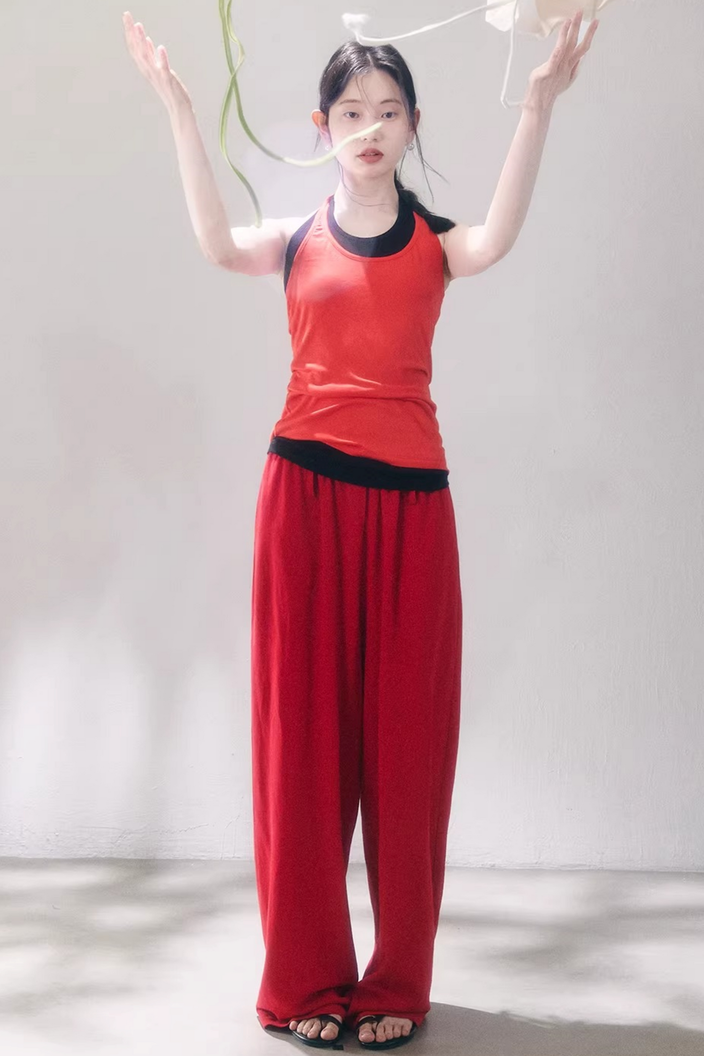 Layered U-Neck Camisole Top