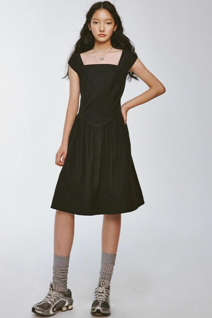 Chillax Stitching Swing Dress