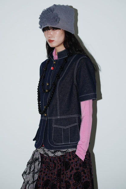 Vintage Denim Slim Jacket