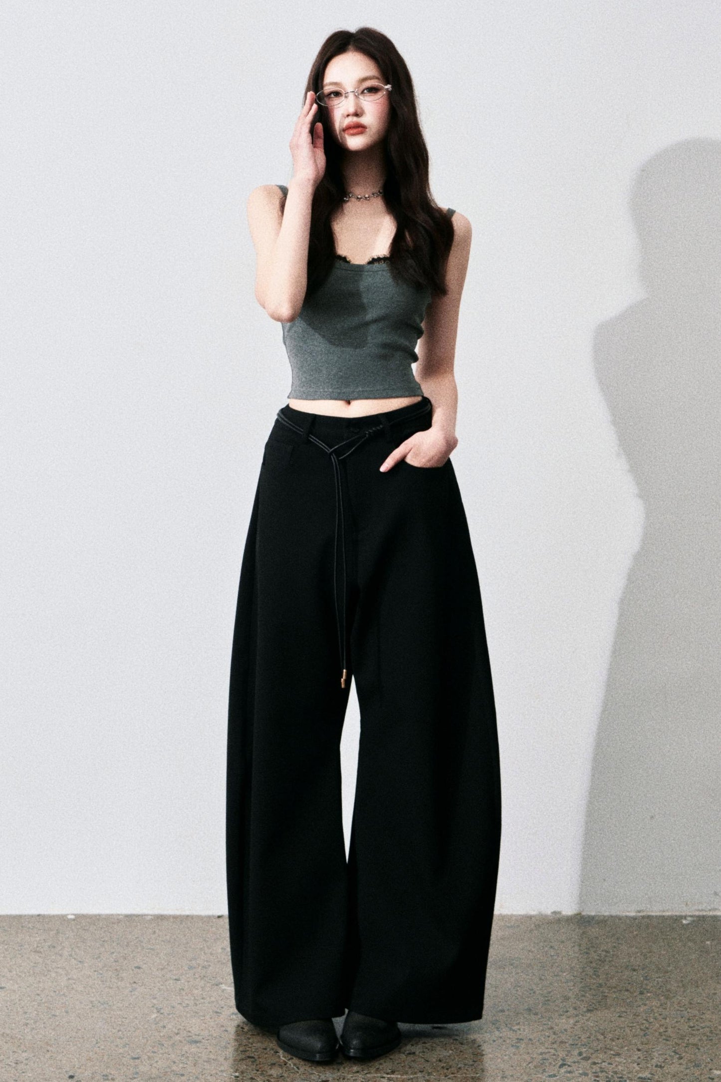 Chic Black Machete Trousers