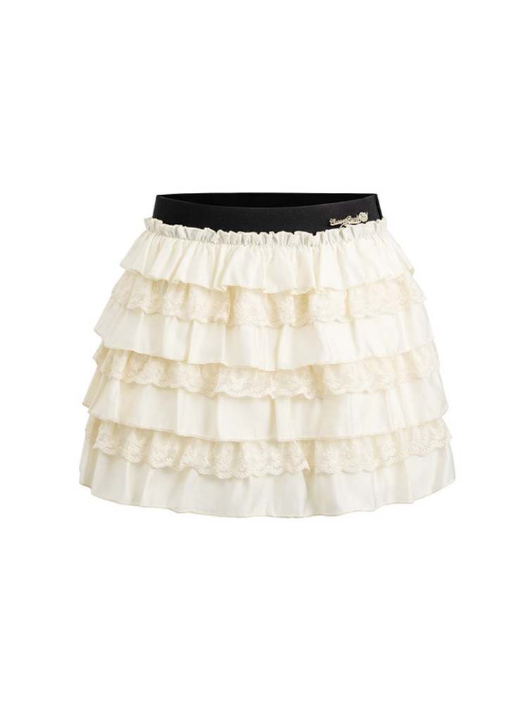 Sweet A-Line Cake Mini Skirt